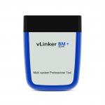 Vgate Vlinker BM + OBD2 V2.2 Bluetooth Dual Mode 4.0 Diagnostic Automobile Fault Detector mėlyna