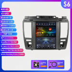 Ossuret Android automobilio radijas Nissan Tiida C11 2004 - 2013 Multimedia 9.7colių vertikalus ekranas Carplay Android Auto I&scaron;manusis multimedijos grotuvas RDS S6 8Core 6G 64G