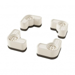 4 vnt. Skalbimo ma&scaron;inos antivibracinės pagalvėlės Triuk&scaron;mo mažinimas Smūgius sugeriančios kojelės Single Layer