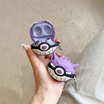 Samsung Galaxy Buds Pro dėklas, Pokemon violetinis Gengar kamuolys smūgiams atsparus ausinių dangtelis Galaxy Buds FE/Live mergaitėms, berniukams galaxy buds FE