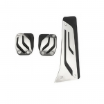 Automobilių pedalai, skirti BMW X3 G01 X4 G02 2019 - 2022 LHD akceleratoriaus dujiniai kuro stabdžiai sankabos kojos pedalo dangčio neslystančios trinkelės priedai