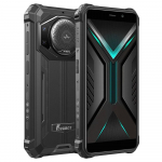 FOSSiBOT F101 Patvarus i&scaron;manusis telefonas, 4GB+64GB, AI triguba kamera, 123dB garsiakalbis, 10600mAh didelė baterija, Android 12