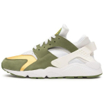 Stussy x Nike Air Huarache LE Tamsiai alyvuotos 2021 Unisex sportbačiai Žali balti Varsity-Maize DD1381-300 42.5 white
