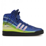 Jeremy Scott x Adidas Forum Wings 4.0 Motorsport Unisex Sportbačiai Mėlyni Ry&scaron;kiai mėlyni &Scaron;okiai rožiniai GY4421 36⅔