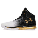 Under Armour Curry 1 Retro MVP 2022 vyri&scaron;ki sportbačiai, juodi ir balti, 3026051-001 48.5