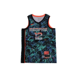 Nike NBA Retro Krep&scaron;inio Mar&scaron;kinėliai Grizzlies Morant #12 Vyri&scaron;ki Vir&scaron;utiniai Drabužiai Žali DD3771-450 S