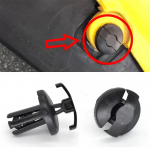 10 vnt. Motociklo varžtai, stumiami kniedės, apdailos spaustukai 90683-GAZ-003 Honda NC 700 CB 1300 CBR 125 250 1000 RR Joy 100