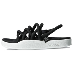 Adidas Originals Adilette Noda Neslystančios Patvarios Sportinės Basutės Moteri&scaron;kos Basutės Juodos FZ6438 37