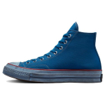 Converse 1970-ųjų Chuck Taylor All Star Vintažiniai Retro Mados Auk&scaron;ti Drobės Batai Unisex Sportbačiai Mėlyni 172669C 41