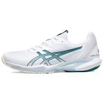 Asics Solution Speed FF 3 Patogūs kvėpuojantys žemi teniso bateliai Vyri&scaron;ki sportbačiai Balti Žali 1041A498-100 40.5