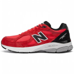 New Balance 990v3 MiUSA Raudono Suede Sportbačiai M990PL3 42