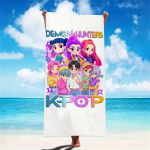 K-POP Paplūdimio rank&scaron;luosčiai D-Demon-Hunters Mikropluo&scaron;to Smėčiui atsparus Greitai džiūstantis Vonios rank&scaron;luostis Geriausios gimtadienio dovanos mergaitėms moterims Plaukimo vakarėlis 80x160cm&1pc