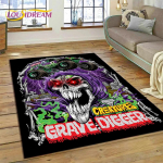 Monster Truck Monster Jam Animacinis Kilimas-Kilimėlis Miegamajam Svetainei Namų Sofos Dekoravimui, Vaikų Žaidimų Didelis Dekoras Grindų Kilimėlis 40x60cm( 15x23in )