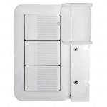 SwitchMount Pir&scaron;to roboto laikiklis, Montavimo rėmas, Pagrindas ir laikiklis Cosmo Series Wide 21, Apvalus ir kvadratinis suderinamas, Įspaudžiamas laikiklis (Pagrindas B + Laikiklis A)