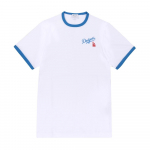 SporTy  Rich DodgerS Serif Ringer Moteri&scaron;ki S dydžio T mar&scaron;kinėliai Wh46 TO073627666WH46 WHITE/PARIS BLUE (XS)