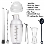 500 ml plastikinis kokteilių plaktuvas namams, pieno arbatai, gėrimams, vynui mai&scaron;yti, plaktuvas, butelis su baru, barmenui, baro reikmenys, virdulio įrankių rinkinys vakarėliui
