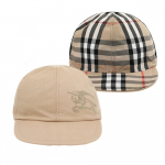 Burberry 8089420 B9368 Vintažinio languoto audinio, su žokėjo logotipu siuvinėta, dvipusė beisbolo kepurė 8089420 B9368 (8A-12A)