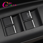 &bdquo;Honda CRV CR-V Fit HRV City&ldquo; skirtas &bdquo;Windows Lift Switch&ldquo; lipdukas, durų mygtukas, vidinis ABS chromo apdailos dekoravimo lipdukas