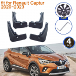 4vnt Renault Captur ~2023 Purvasargiai 2022 Apsaugos nuo purslų priekinių galinių ratų sparnų klasės purvasaugiai Priedai Automobilis