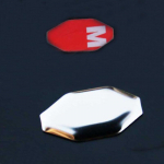 Car styling for MG mg6 2018  silver Mirror Mini metal sticker front grille Babysbreath sticker