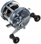 AbuGarcia Ambassadeur 5501CS Rocket Dvigubos rankenos Topwater ritė &scaron;amams Mėlynai pilka Kairiarankė E&scaron;eriui, Gyvatžuviai, mėlyna