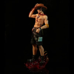 Anime One Piece 10-ojo jubiliejaus Ugnies Kum&scaron;tis Escal D Ace Luffy Brolio Figūrėlės Žaislai Portgas D Ace PVC Veiksmo Modelio Lėlės Dovanos