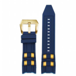 Guminis laikrodžio aksesuaras dirželis suderinamas su Invicta Russian Professional Divers silikoninis metalinis granulės apyrankė 26mm 26mm beige