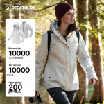 Decathlon 3-in-1 Vėjui ir vandeniui atsparus lauko striukė XL