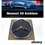 Automobilio radiatoriaus grotelių emblema Žvaigždės ženklelis, Priekinių grotelių logotipas Mercedes Benz W204 W205 X253 X156 W176 W177 W167 W246 W117 X167, Priedai GLB-X247 2020-2023