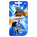 BIC, Comfort 3, vienkartinis skustuvas, 4 skustuvai