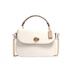 Coach Marlie 24 Užsegama su pasukimu ir gyvatės odos peties dirželiu Crossbody rankinė Grandininė rankinė Maža kvadratinė rankinė Cambridge rankinė Odinė rankinė Vidutinė C1560-IMCAH Basic Set (Bag+Dust Bag)
