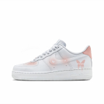 Nike Air Force 1 Slip Resistant Abrasion Resistant Balance Low top Skateboard Shoes Unisex White Pink HF0729-001(Team384-A) 38 black