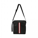 Bally Mythos logotipas Spausdinimas Reguliuojamas peties dirželis Odinė rankinė per petį Vyri&scaron;kos rankinės Juoda 6308451 Basic Set (Bag+Dust Bag)