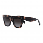 Celine logotipas Acetato netaisyklingos formos akiniai nuo saulės Unisex akiniai nuo saulės Rudi CL4004IN55K 50,Brown
