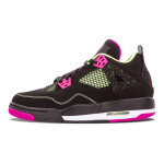 Jordan 4 Retro Fuschia GS 705344-027 42 black