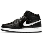 Jordan 1 Vidutinis Juodas Dėmėtas GS AV5174-001 38.5 black