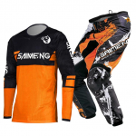 Vaiki&scaron;ki motokroso mar&scaron;kinėliai, kelnės, žali, juodi, 3, 4, 5, 6, 7, 8, 9, 10 metų, visureigių kostiumas, mėlynas, oranžinis, enduro, krosas, berniukas ir mergaitė. S-20