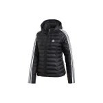 Adidas Originals Laisvalaikio &Scaron;ilta Sportinė Striukė Su Gobtuvu Moteri&scaron;ka Striukė Juoda ED4784 30