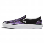 Vans Slip-On Classic unisex žemi krep&scaron;inio batai juodi violetiniai VN000BVZPCA 43 white