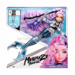 MERMAZE MERMAIDZ Keičianti spalvą undinėlės mados lėlė Riviera Harmonique Jordie Su&scaron;lapink ir pakeisk spalvą Mados persirengimo žaislas blue