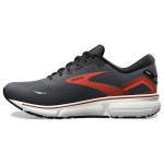 Brooks Ghost 15 Bėgimo bateliai Patogūs Neslystantys Žemi vyri&scaron;ki sportbačiai Juodi Oranžiniai 110393-1D-024 43