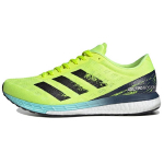 adidas Adizero Boston 9 'Saulėta geltona' (Unisex) Saulėtai geltoni / Pagrindiniai juodi / Skaidriai mėlyni Bėgimo bateliai H68740 46⅔ yellow