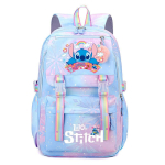 Stitch kuprinė studentams, didelės talpos, su vaivoryk&scaron;tės ra&scaron;tu, animacinio stiliaus, lauko krep&scaron;ys Blue e model