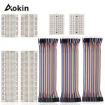 &bdquo;Aokin Breadboards&ldquo; rinkinys su 120 vienetų 20 cm džemperio laidais, vyri&scaron;ka, vyri&scaron;ka, skirta &bdquo;Arduino Raspberry Pi&ldquo;