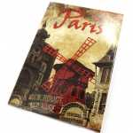 Les Tr&eacute;sors De Lily [M1350] - Magnet 'Moulin Rouge' rouge marron