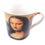Les Tr&eacute;sors De Lily [N8634] - Mug porcelaine 'Leonard de Vinci - La Joconde' ruda