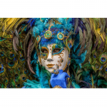 5d &bdquo;pasidaryk pats&ldquo; deimantų tapybos grožio kaukė, pilna apvali siuvinėjimo rankų darbo gręžimo mozaika 20X30CM