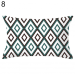 Geometrinio apskritimo trikampio bangos pagalvės užvalkalas, pagalvės užvalkalas sofa-lova, automobilių kavinės dekoras 8