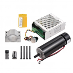 500W CNC &Scaron;lifuotas Veleno Rinkinys Graviravimo Ma&scaron;inos Velenas 500W Variklio Rinkinys ER11 MACH3 Maitinimo &Scaron;altinis sidabras