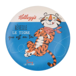 Kellogg's [A1754] - Assiette bambou 'Kellogg's' bleu beige - 20 cm mėlyna
